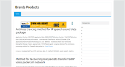 Desktop Screenshot of brandsproducts.net